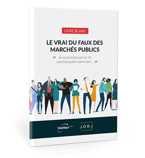 Image de la couverture du livre blanc 'Le vrai du faux des marchés publics'